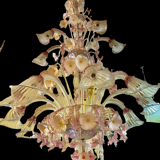 Barovier and toso chandelier in Murano XXL glass
