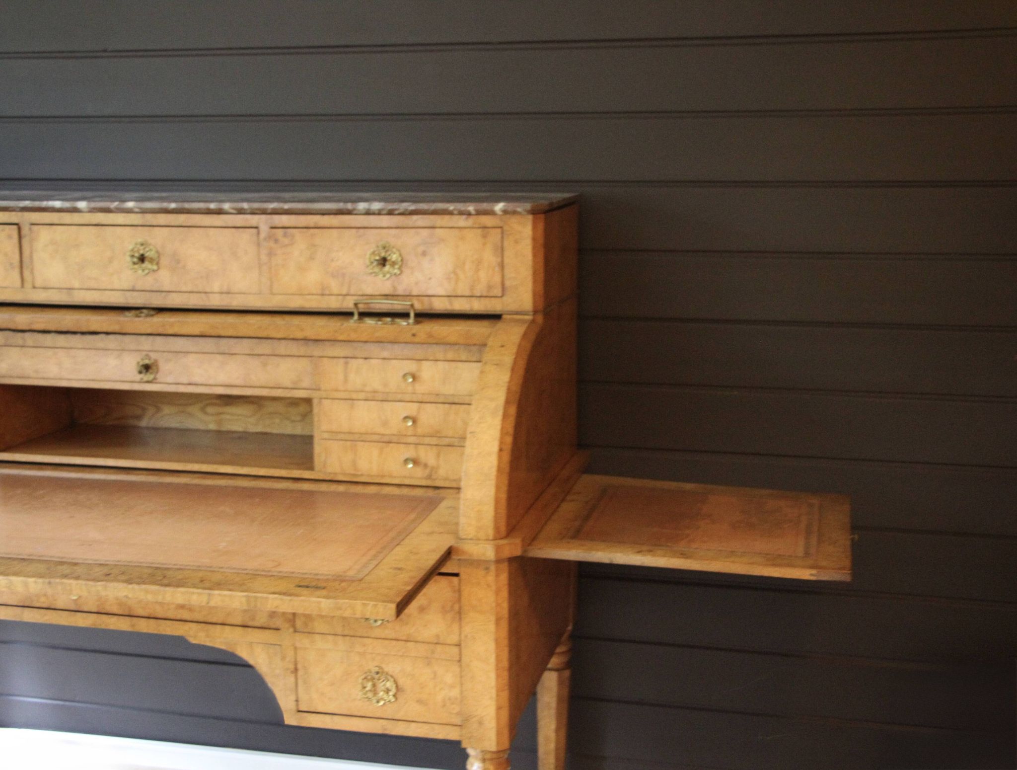 Bureau à cylindre époque Charles X