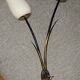 Paire appliques vintage Lunel roseaux 1960