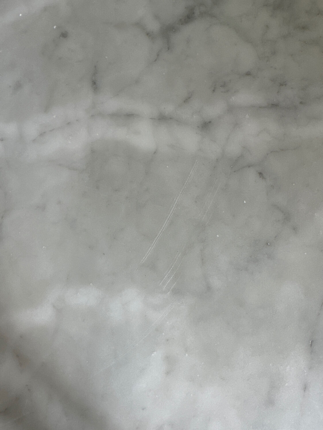 Carrara marble coffee table