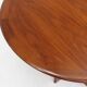 Vintage oval extendable dining table 1960s
