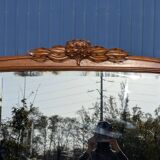 Large 187cm Art Nouveau Mirror, Nancy School, in the Majorelle style