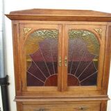 Meuble d'angle/encoignure art-déco