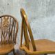 3 vintage Windsor wheelback chairs