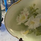 Georges dreyfus earthenware bouquetier with floral wall decoration