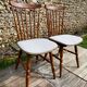 Paire de chaises bistrot Bauman vintage modèle Tacoma