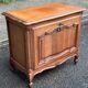 Louis XV buffet TV bar with mirror in solid wood