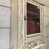 Patinated wall cabinet