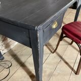 Old black patina office