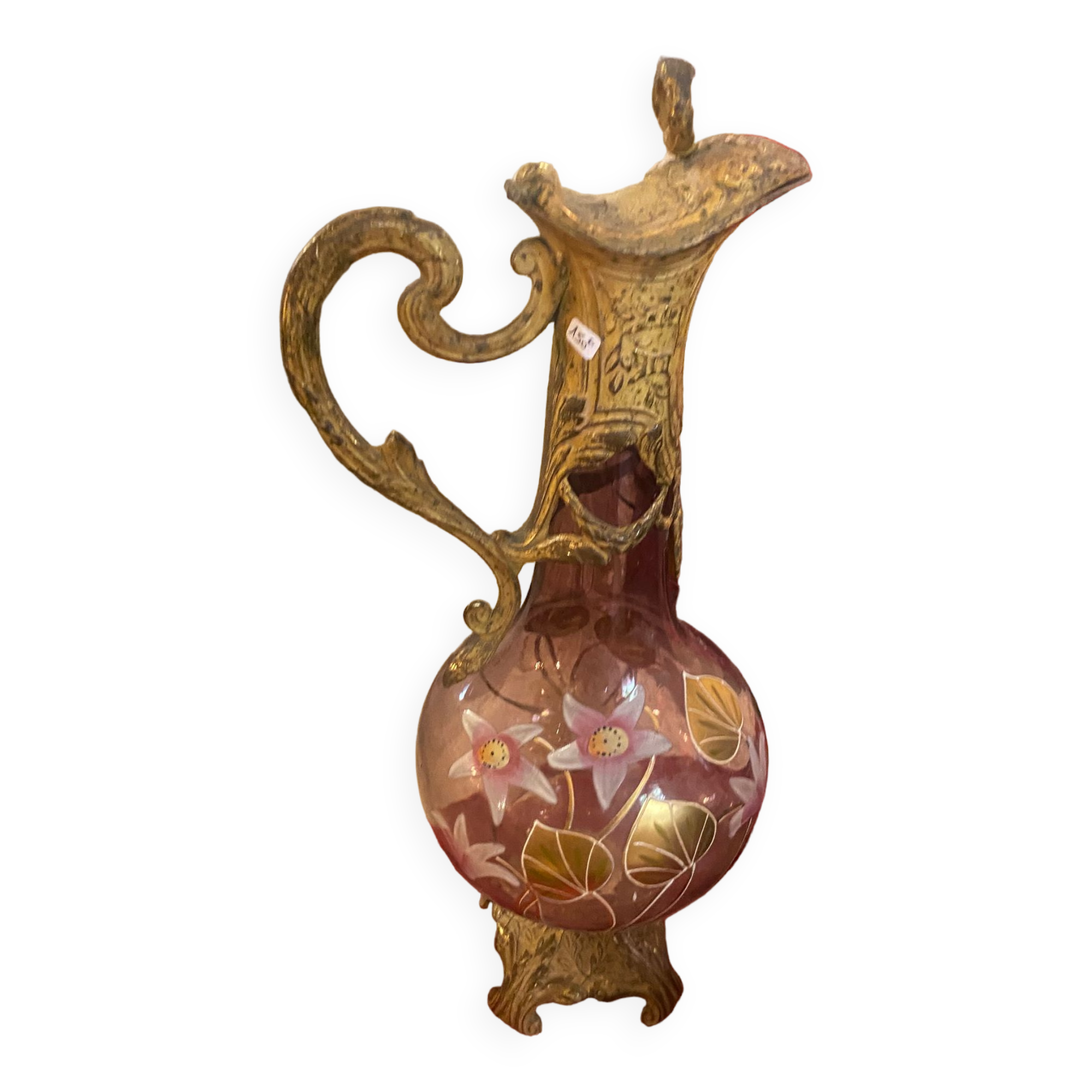 Aiguière décors floral