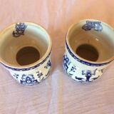 Ancient gien earthenware cockroaches