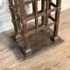 Pair of riveted wrought iron pedestals, circa 1900
