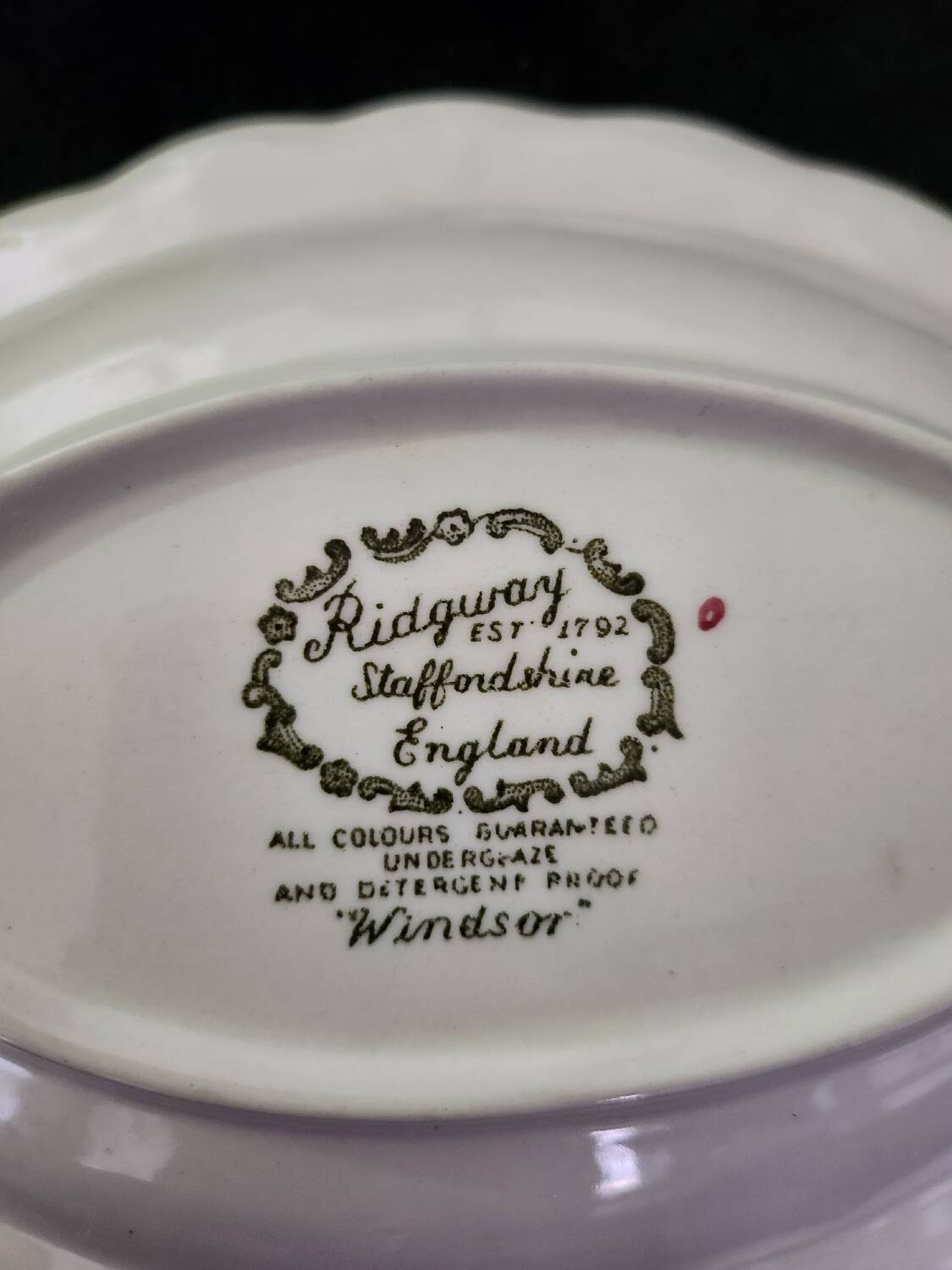 Ridgway Windsor empty pocket tray, English bird decor
