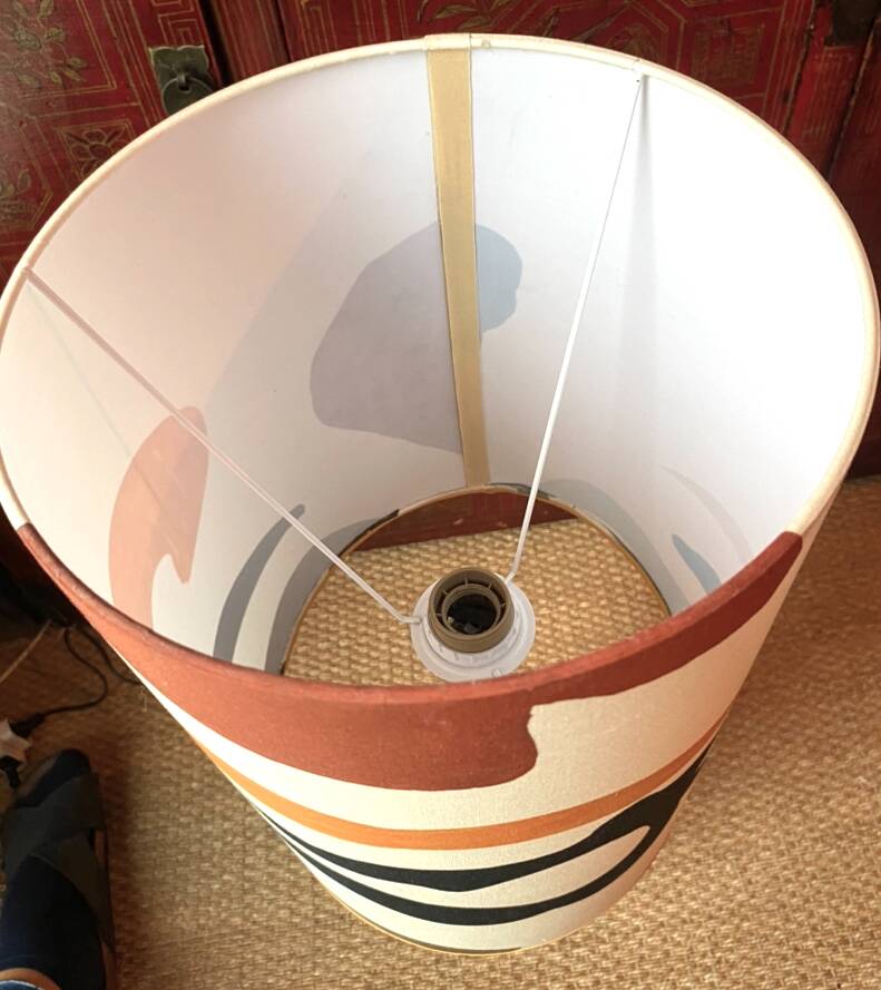 Large designer lamp 1980 – h:80cm