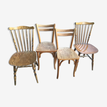 Four chairs Baumann mismatched
