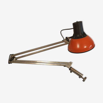 Lampe LIVAL architecte orange modèle P12 Finlande vintage 1970