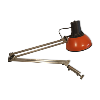 LIVAL architect lamp orange model P12 Finland vintage 1970