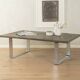 1970s brutalist coffee table by Peter Draenert