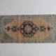 Tapis de couloir turc vintage 48x103 cm