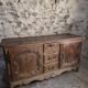 Grand oak buffet from the 18th century, Auvergne