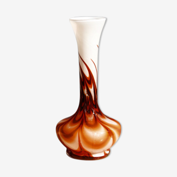 Vase soufflé vintage en verre de Murano