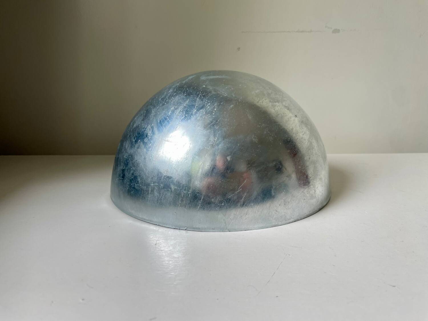 Danish Design Vintage Outdoor Wall Lamp in Galvanized Steel