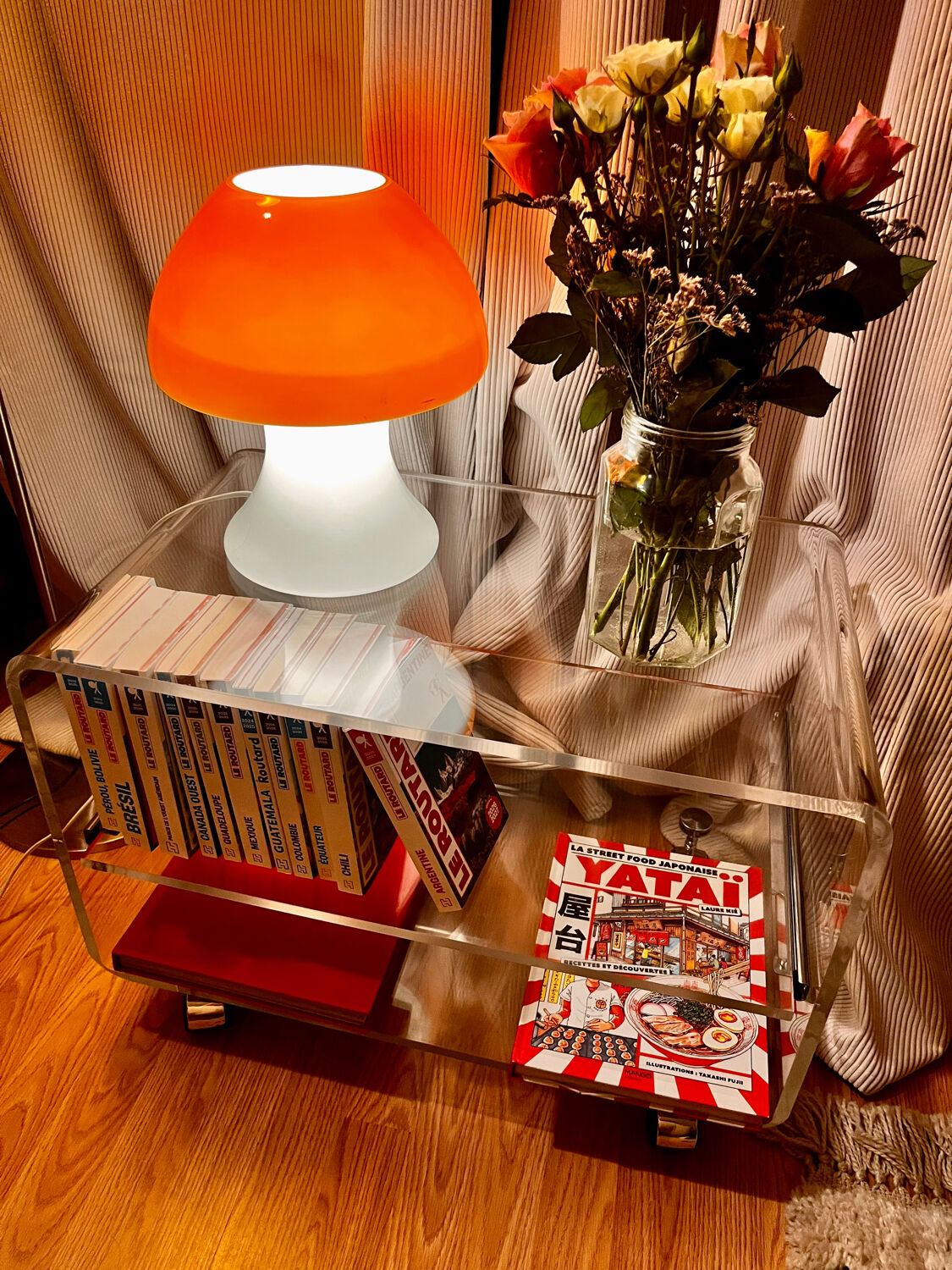 Plexiglass coffee table