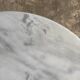 Table bistro marble top cast iron foot