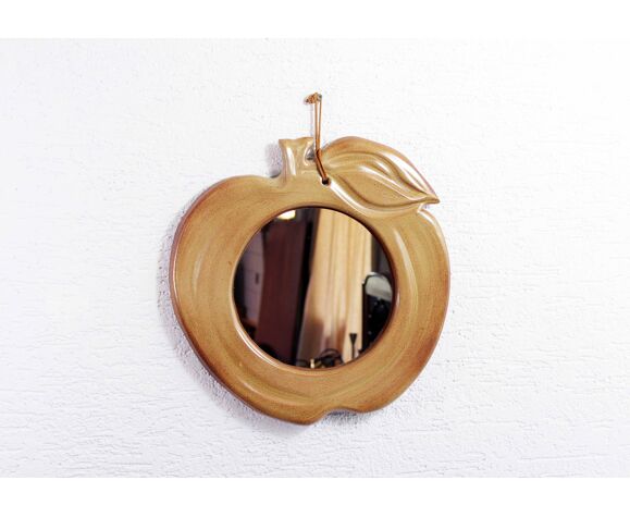 Miroir "pomme" en céramique