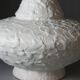 Large vintage ceramic lamp base brutalist West Germany 1960s