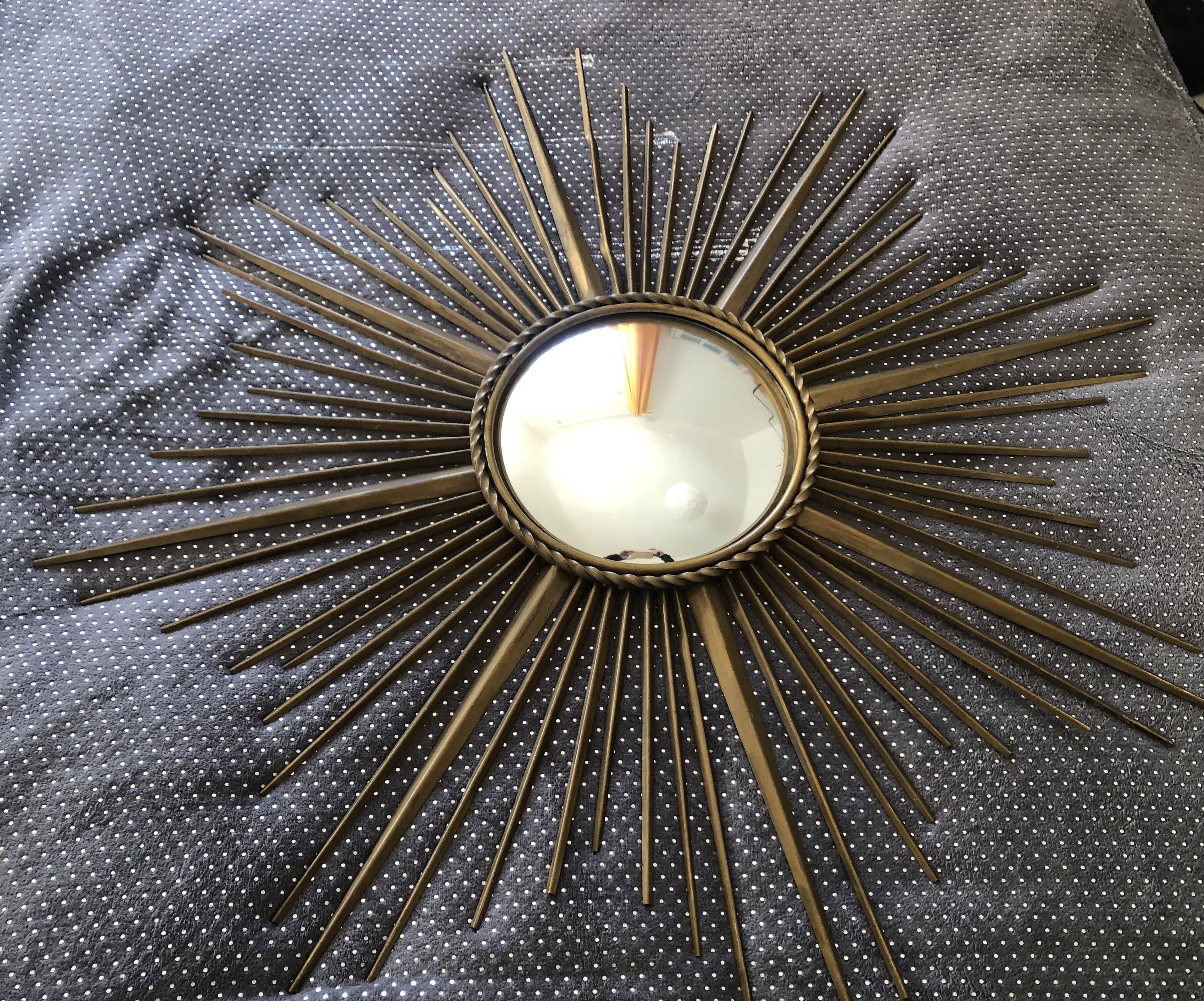 Mirror Chaty Vallauris curved 60s