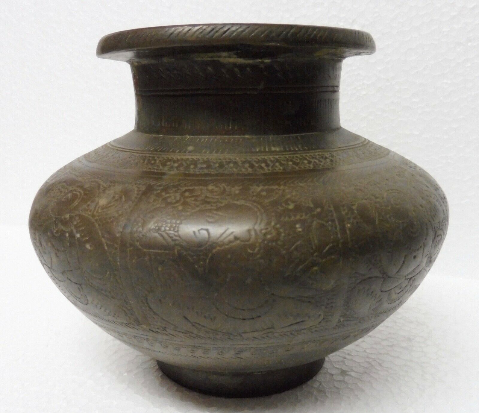 Ancien vase bronze chine xixème siècle