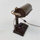 Style in brown bakelite altas appliance brookli banker desk lamp