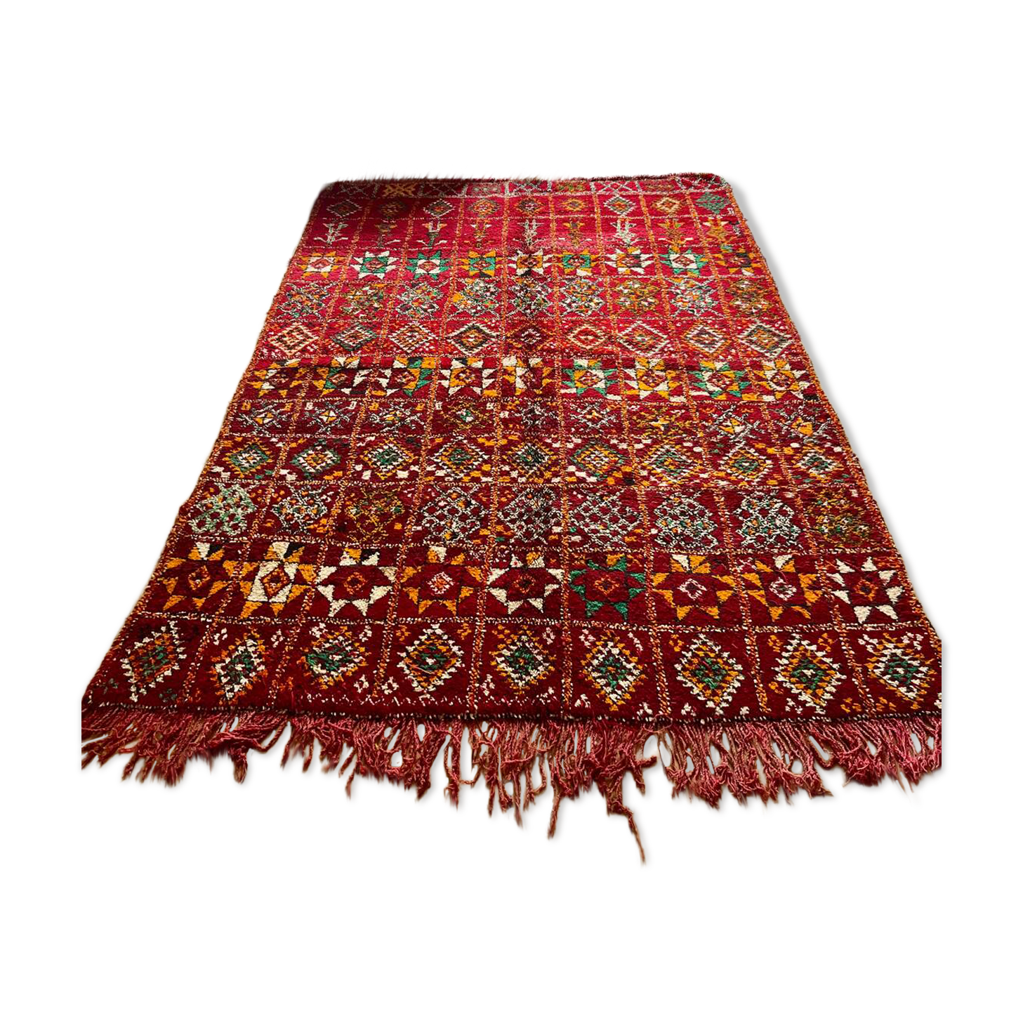 Vintage red Berber rug 170 x 230
