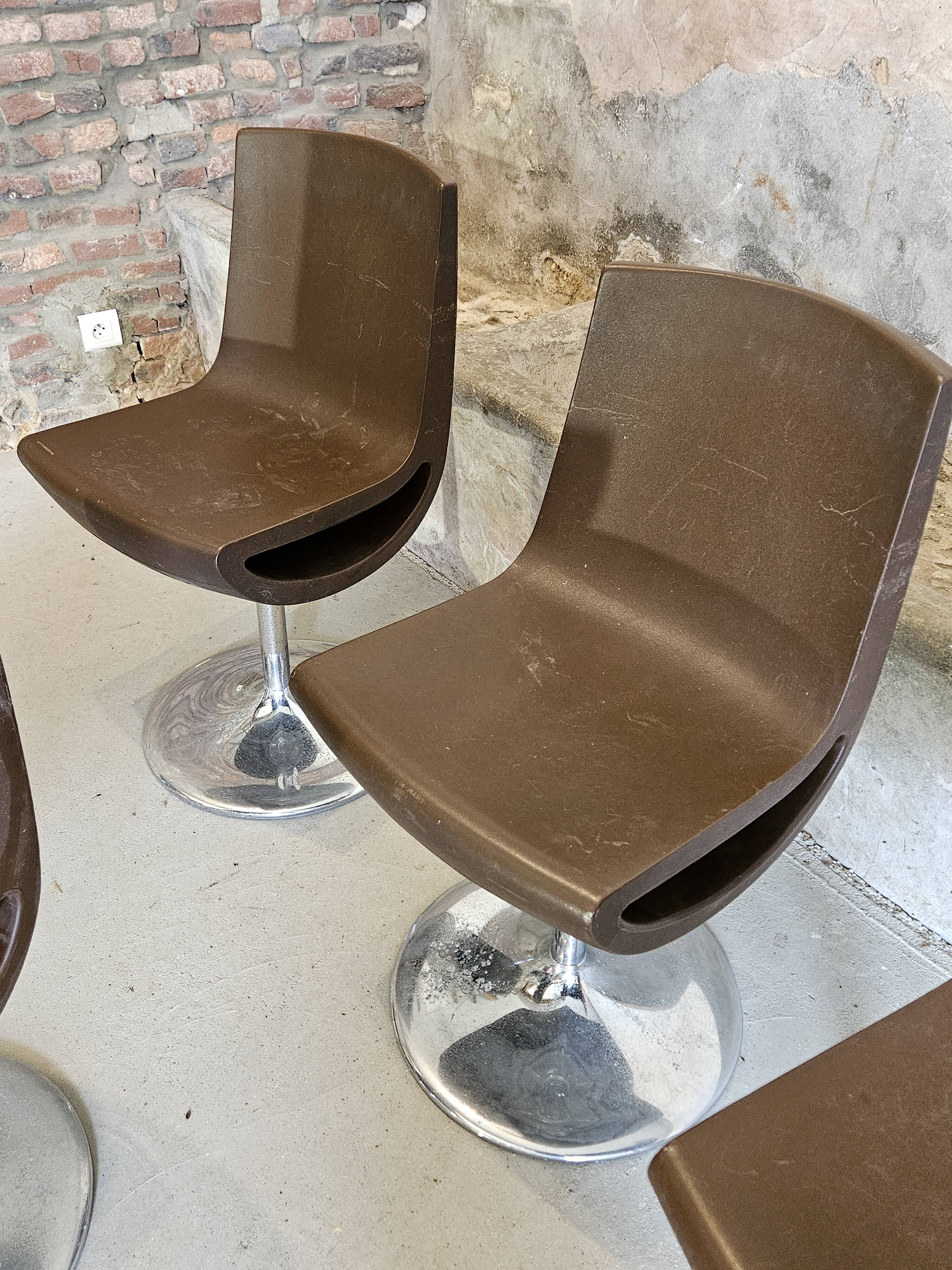 Lot de 6 chaises "Ciao" design Erik Bjornsen