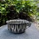 Silver fruit bowl with dragonflies Art Nouveau