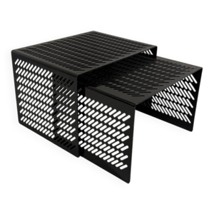 tables gigognes en acier