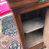 Bedside louis philippe in walnut and marble