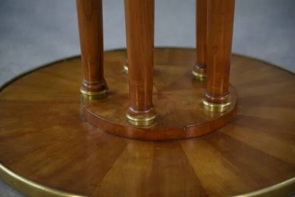 Octagonal Art Deco elm burl table, 1940s
