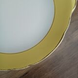 Round dish k and G Lunéville France daffodil model