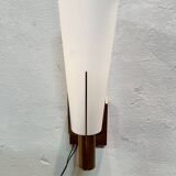 Applique en laiton et opaline, 1950
