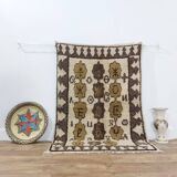 Handcrafted Moroccan Berber Rug 134 X 90 CM