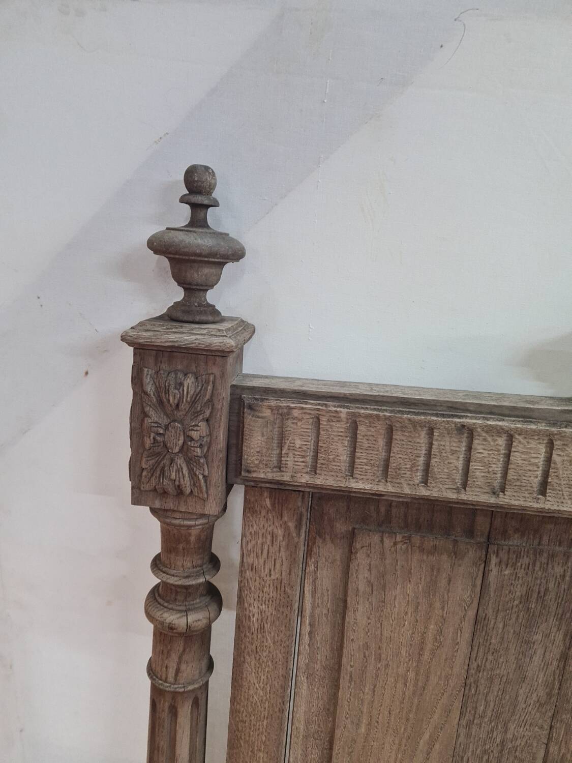 Oak headboard