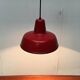German enamelled pendant lamp from the mid-century by Kaiser Idell / Kaiser Leuchten, 1960s.
