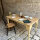 Weathered farm table