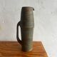 Ash-grey Stoneware Pitcher, Brutalist 1960s Studio Pottery Vase from Oostende Belgium