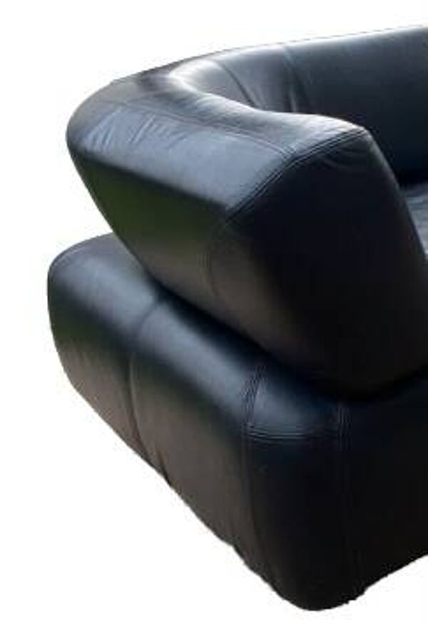Canapé en cuir noir, Canapé design