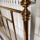 Bed gold brass