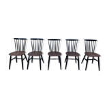 Lot of 5 chairs