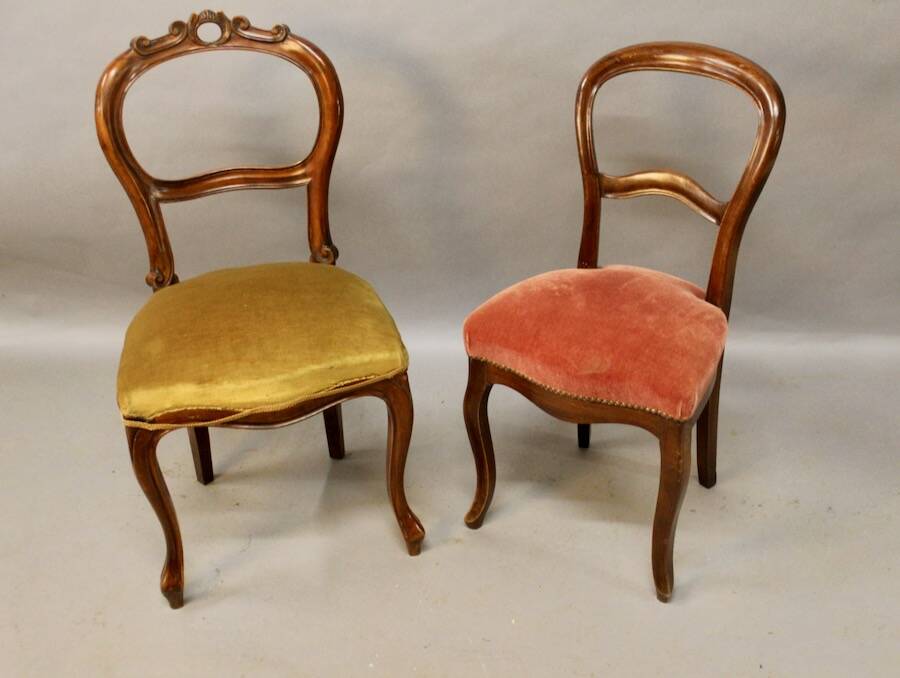 Set of two 19th century living room chairs